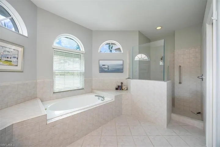 Primary bath - tub & shower area