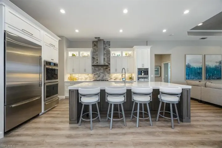 Custom-designed kitchen with JennAir appliances
