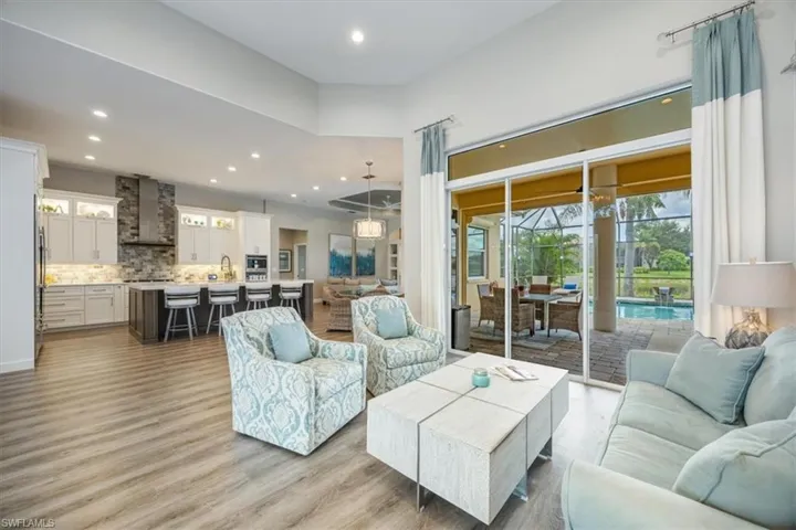 Spacious living area with open floor plan
