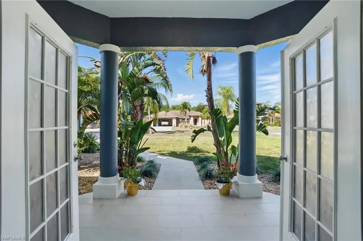 View of patio