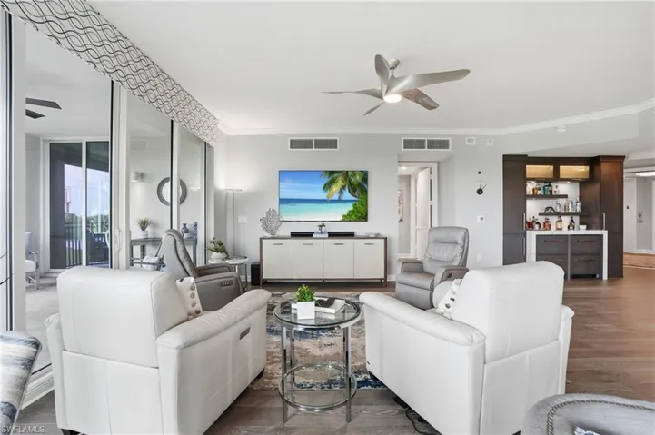 Step off your Family Room into your West Terrace