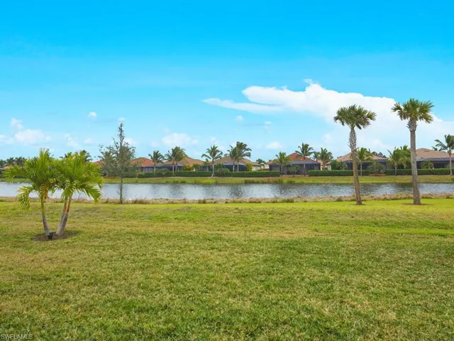 This backyard space is ready for the pool of your dreams, with wide water views.