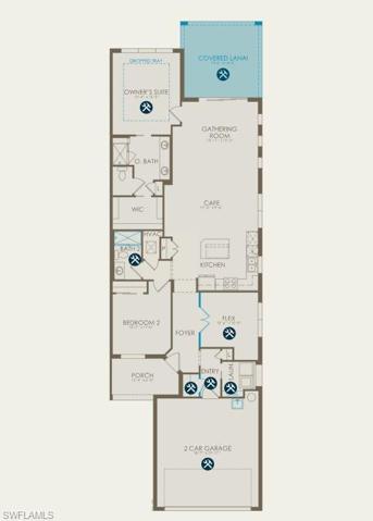 Homesite map - Lot 507 with water views