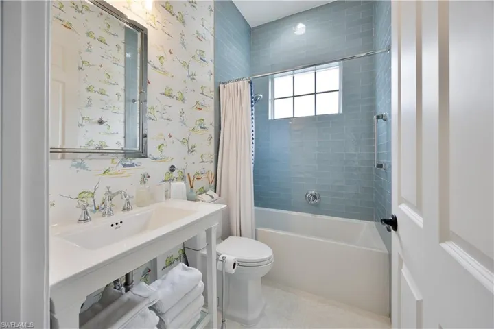 Beautifully updated second bathroom