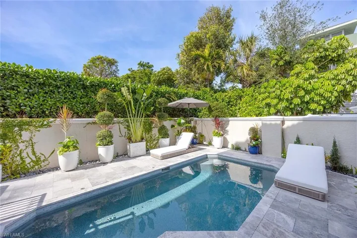 Relax in the oasis and privacy of your own heated pool.