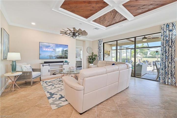 Custom Ceiling Inlays Throughout