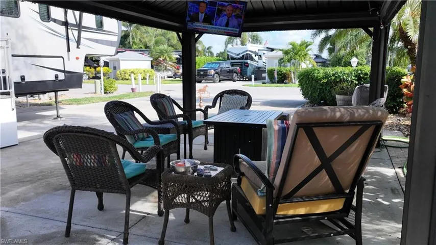 View of patio