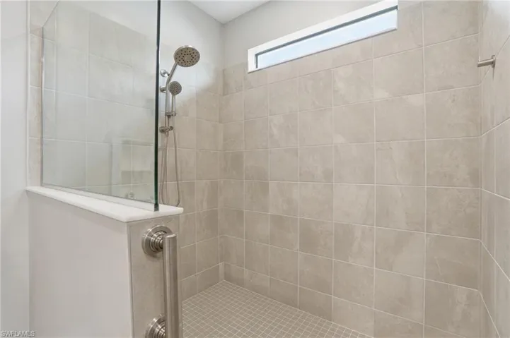 Walk in shower