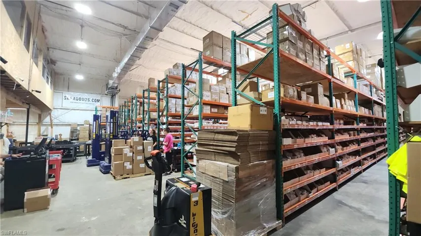 View of storage area