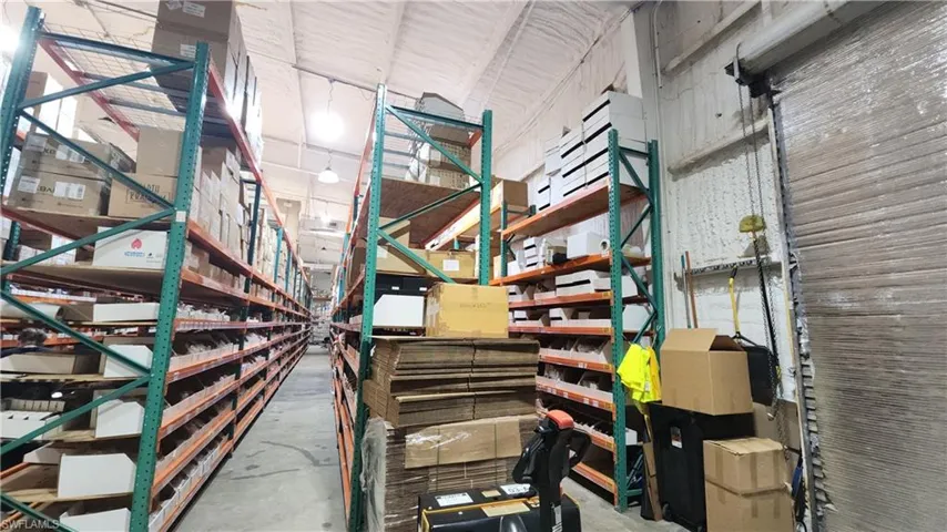 View of storage room
