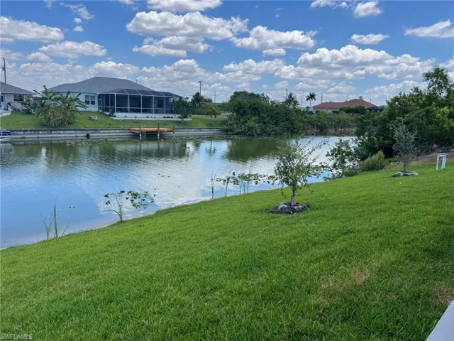 View of property view of water