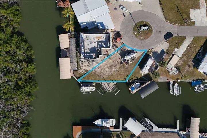 Drone / aerial view of lot lines