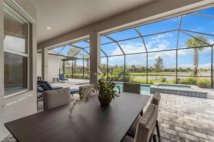 Pool Area with View of the Lake