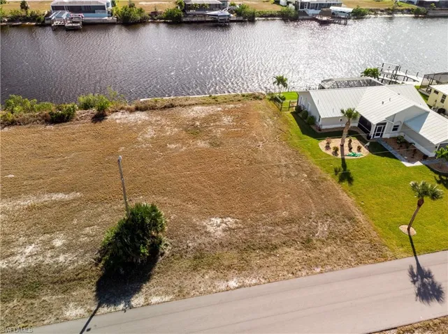 Drone view of the lot