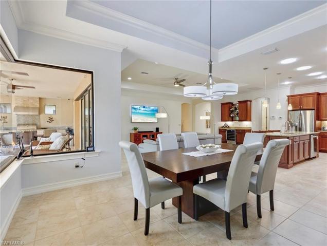 Dining Area with seamless windows overlooking Lanai