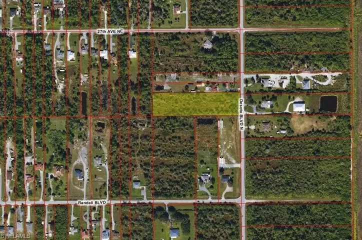 Map / location featuring property parcel outlined