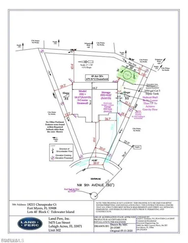 Survey map / technical document
