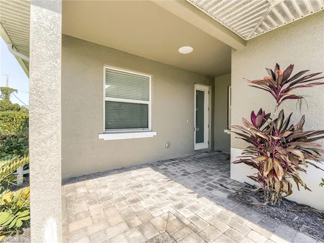 Walk to front door