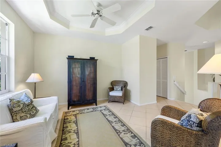This room, located off the kitchen and living area - offers plenty of space for a formal dining table.