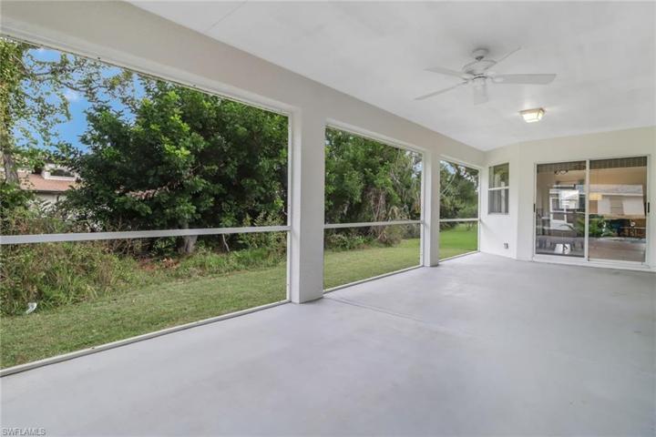 Lanai for all your gatherings with a preserve view