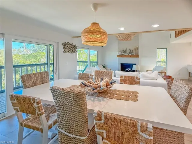 View of dining room