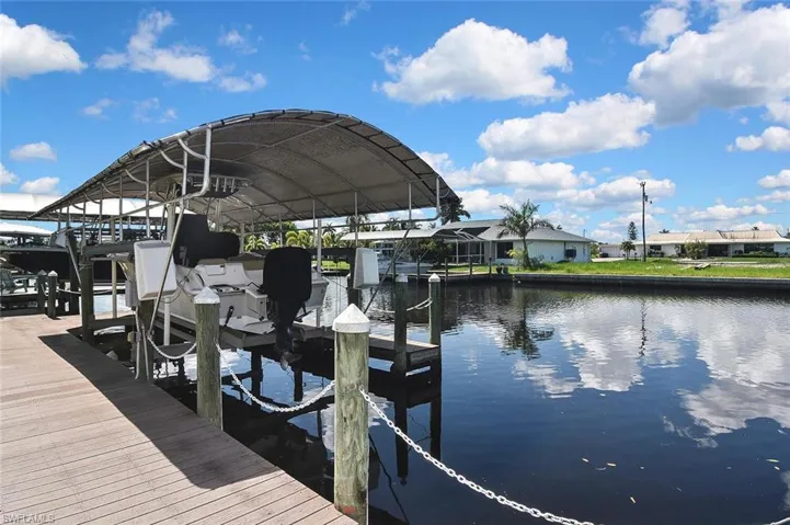 ...and the walkaround composite dock offers ease of use!
