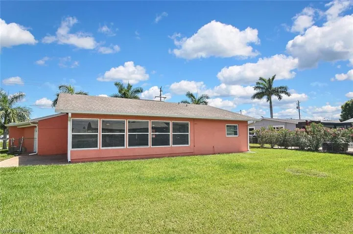 The big backyard has plenty of room to add a pool!