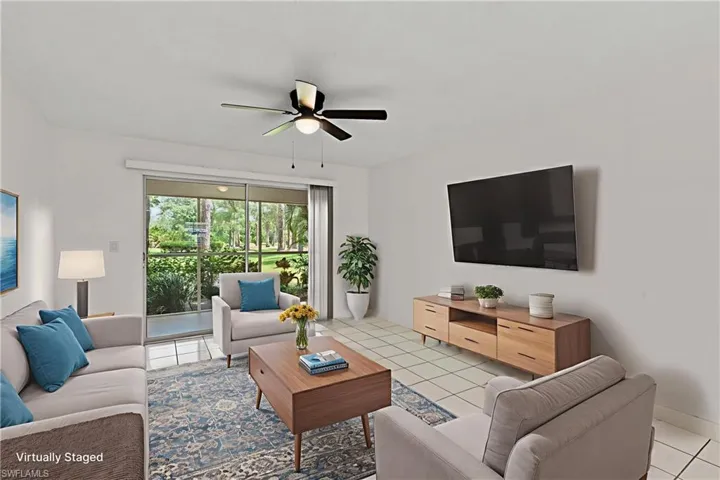LIVING AREA - virtually staged