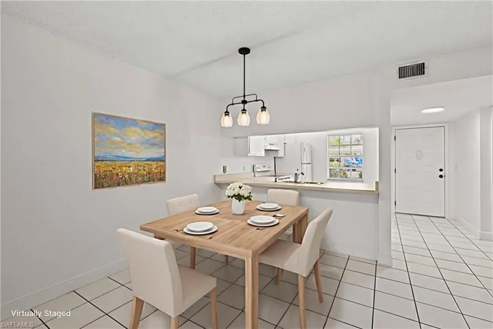 DINING AREA - virtually staged