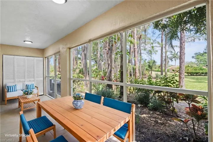 SCREENED LANAI - VIRTUALLY STAGED