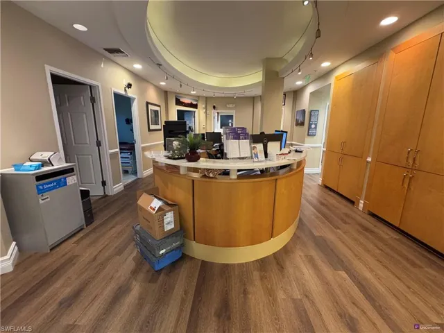 View of reception area