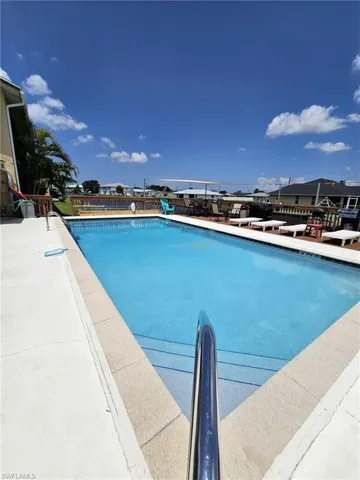 View of pool