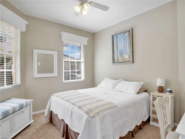 Guest Bedroom with Ceiling Fan