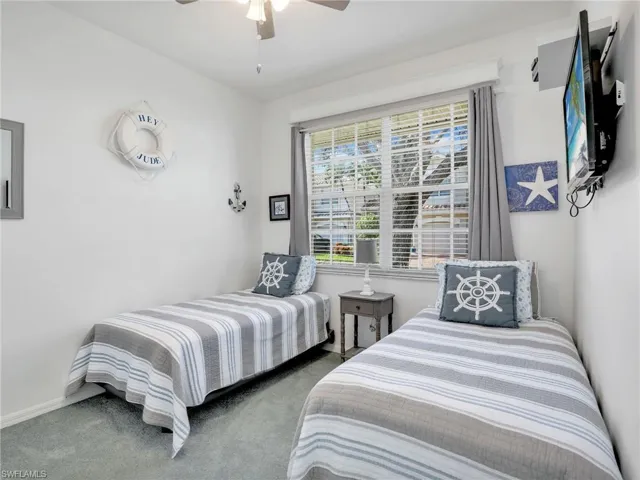 Guest Bedroom with Ceiling Fan