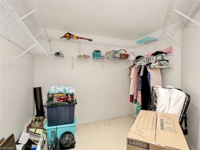 Primary Bedroom Large Closet (There is also a small closet not pictured)