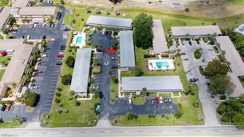 View of property location with a pool area