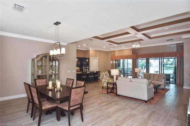 Great Room and open Dining Room with views