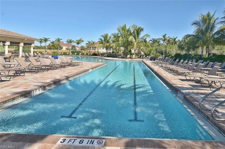 So many amenities including  a lap pool