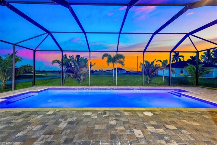 Twilight pool