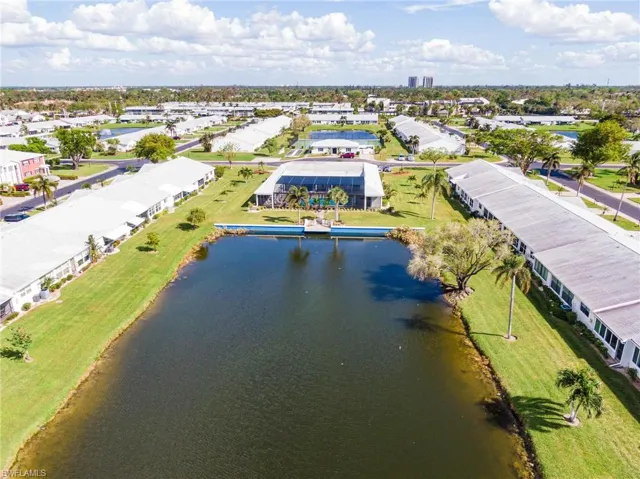 Aerial view of the back of COMMUNITY CENTER!