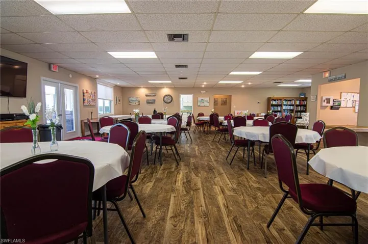 HUGE DINING AREA within the CLUBHOUSE!