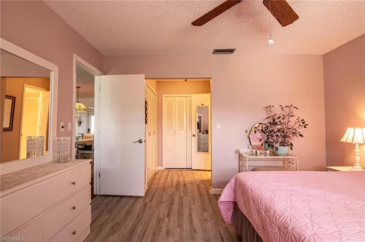 View to large L-shaped Closet!