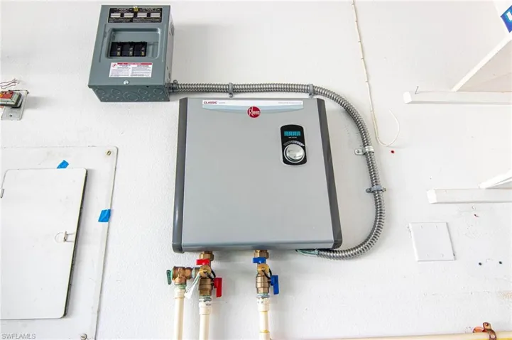 New top of the line TANKLESS HOT WATER HEATER!
