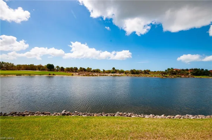 View of lake and golf course from your condo.
