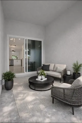 View of patio / terrace with an outdoor living space