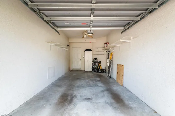 Deep one car garage, attached to residence.