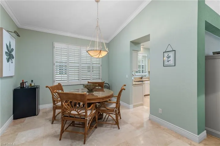 Adjacent to kitchen and part of living/great room space.