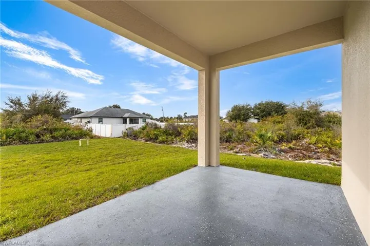View of patio