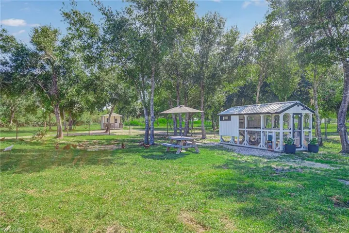 Water view featuring a forest
