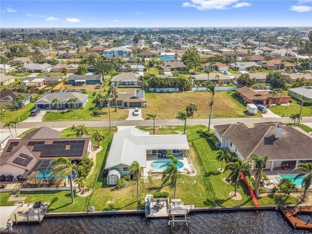 Back of home aerial view